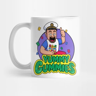 Captain B-Plan's Yummy Gummies Vintage Mug